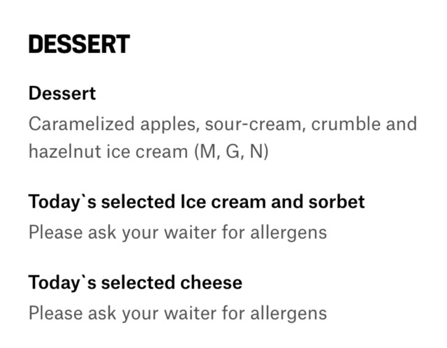 Dinner menu 9.8.22