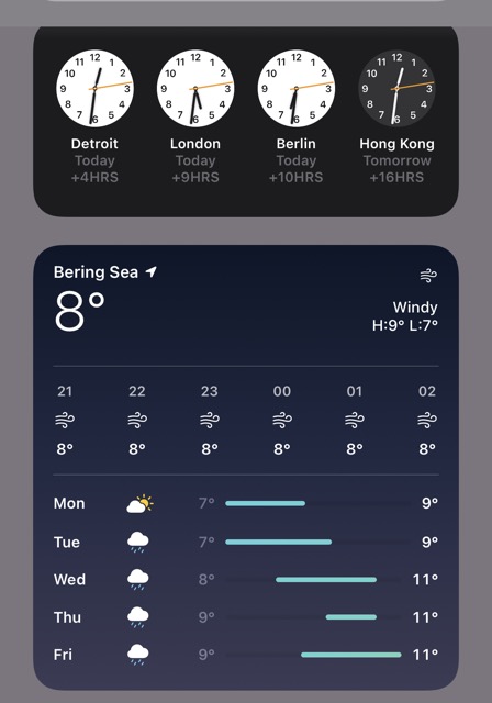 Todays weather