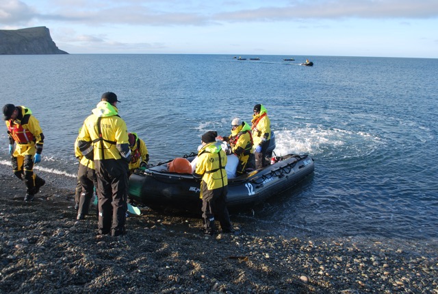 The garbage boat